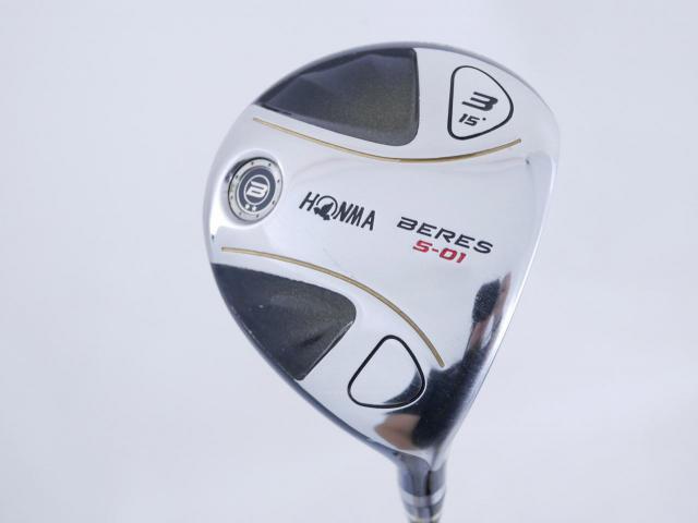 Fairway Wood : Honma : หัวไม้ 3 Honma Beres S-01 Loft 15 ก้าน ARMRQ 6 (49) Flex R (2 ดาว)