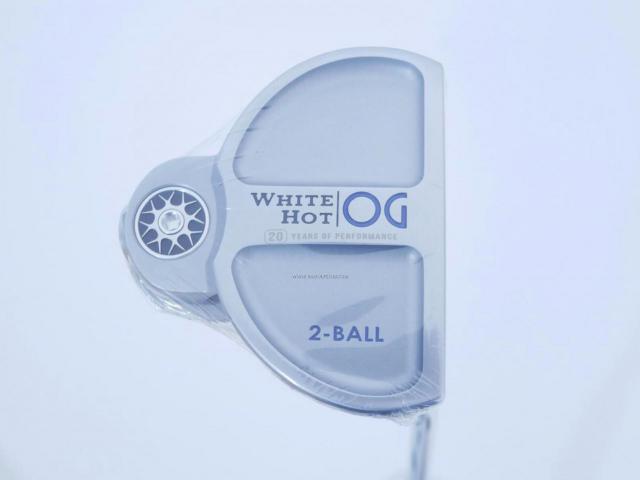 Putter : All : **ของใหม่ ยังไม่แกะพลาสติก** พัตเตอร์ Odyssey White Hot OG 2-Ball Blue ยาว 32 นิ้ว