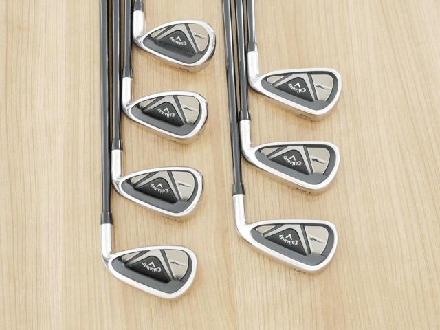 Iron set : Callaway : ชุดเหล็ก Callaway Warbird มีเหล็ก 5-Pw,Sw (7 ชิ้น) ก้านกราไฟต์ Flex R