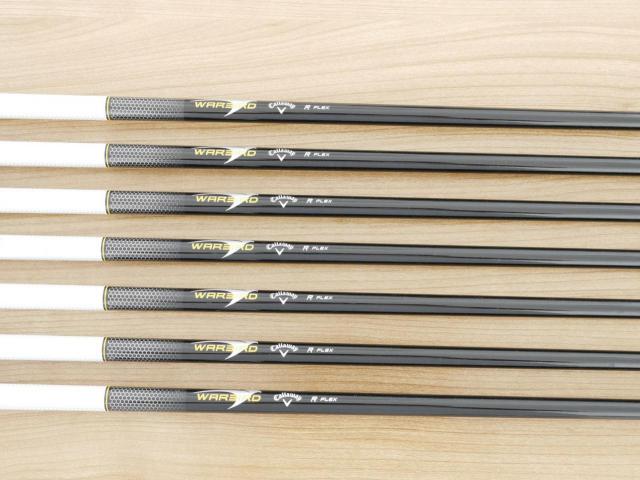 Iron set : Callaway : ชุดเหล็ก Callaway Warbird มีเหล็ก 5-Pw,Sw (7 ชิ้น) ก้านกราไฟต์ Flex R