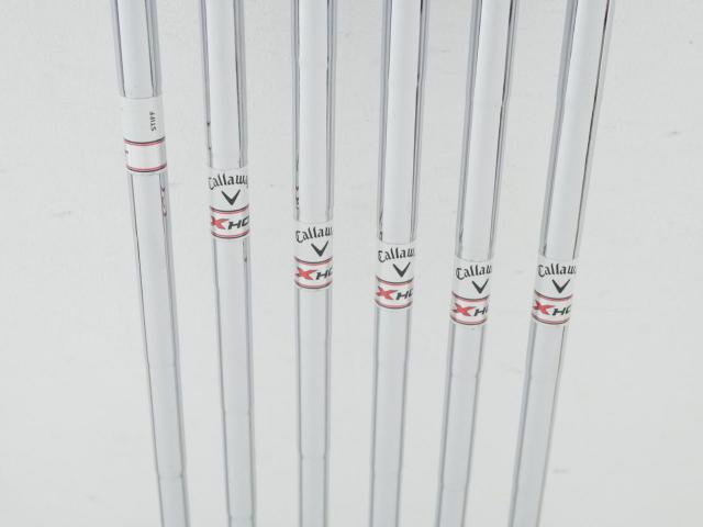 Iron set : Callaway : ชุดเหล็ก Callaway X Hot มีเหล็ก 7-Pw,Aw,Sw (6 ชิ้น) ก้านเหล็ก Flex S