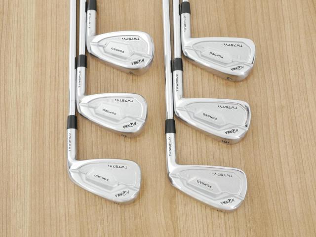 Iron set : Honma : ชุดเหล็ก Honma Tour World TW757VX Forged (ออกปี 2022) มีเหล็ก 5-Pw (6 ชิ้น) ก้านเหล็ก NS Pro MODUS 105 Flex S