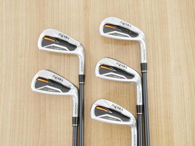Iron set : Honma : ชุดเหล็ก Honma Tour World TW747P (รุ่นปี 2019) มีเหล็ก 7-11 (5 ชิ้น) ก้านกราไฟต์ Honma Vizard IB-WF 85 Flex S
