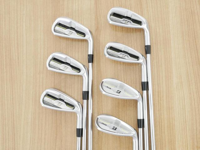 Iron set : Bridgestone : ชุดเหล็ก Bridgestone JGR Hybrid Forged (ตีไกลกว่าตัวอื่น 2 เบอร์) มีเหล็ก 7-P1,P2,Aw,Sw (7 ชิ้น) ก้านเหล็ก NS Pro ZELOS 8 Flex R