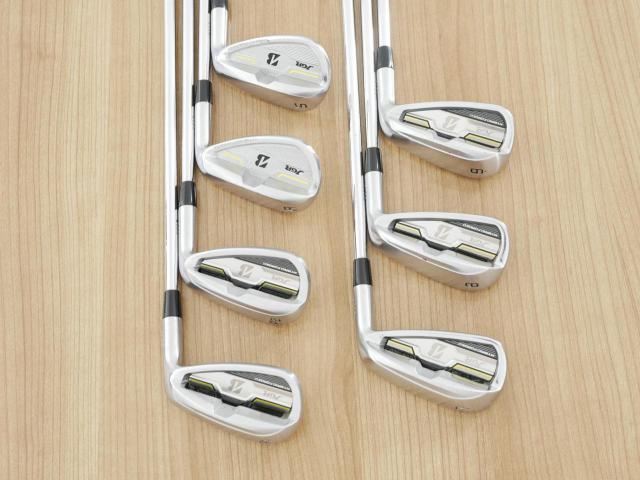Iron set : Bridgestone : ชุดเหล็ก Bridgestone JGR Hybrid Forged (ตีไกลกว่าตัวอื่น 2 เบอร์) มีเหล็ก 7-P1,P2,Aw,Sw (7 ชิ้น) ก้านเหล็ก NS Pro ZELOS 8 Flex R