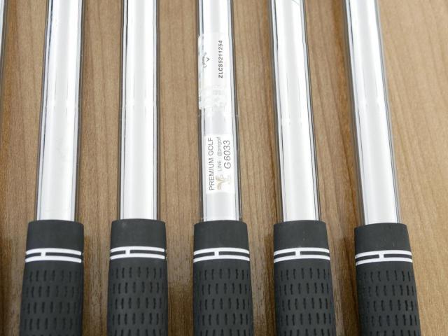 Iron set : Callaway : ชุดเหล็ก Callaway Paradym Ai Smoke Black (หายากมากๆ หล่อมาก ออกปี 2024 ตีง่ายมาก ไกล Japan Spec.) มีเหล็ก 5-Pw (6 ชิ้น) ก้านเหล็ก NS Pro 950 NEO Flex S