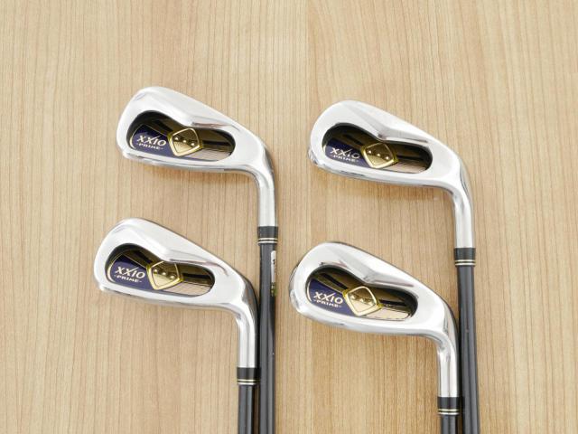 Iron set : XXIO : ชุดเหล็ก XXIO Prime 9 (ออกปี 2018 ท๊อปสุด ตีง่าย ไกล) มีเหล็ก 7-Pw (4 ชิ้น) ก้านกราไฟต์ SP-900 Flex R