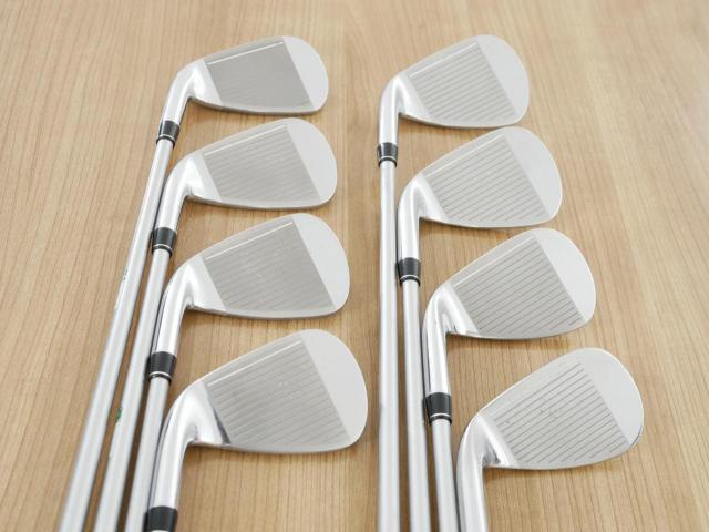 Iron set : PRGR : ชุดเหล็ก PRGR ID Nabla RS Titan Face (ปี 2015 หน้าเด้ง ตีไกล) มีเหล็ก 5-Pw,Aw,Sw (8 ชิ้น) ก้านกราไฟต์ Mitsubishi Rayon M-40 (Flex SR)