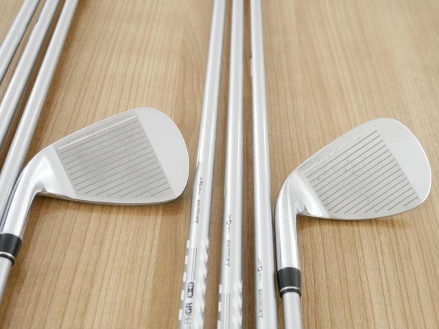 Iron set : PRGR : ชุดเหล็ก PRGR ID Nabla RS Titan Face (ปี 2015 หน้าเด้ง ตีไกล) มีเหล็ก 5-Pw,Aw,Sw (8 ชิ้น) ก้านกราไฟต์ Mitsubishi Rayon M-40 (Flex SR)