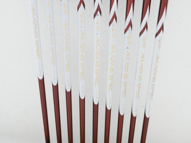 Iron set : Honma : ชุดเหล็ก Honma AMAZING Spec (หน้าเด้ง โกงองศาสุดๆ ไกลที่สุด) มีเหล็ก 5-11,Aw,Sw (9 ชิ้น ระยะเทียบเท่า 4-Pw,Aw,Sw) ก้านกราไฟต์ Flex R