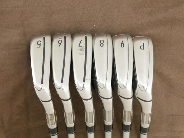 Iron set : Taylormade : ชุดเหล็ก Taylormade M6 (ออกปี 2019 Japan Spec) มีเหล็ก 5-Pw (6 ชิ้น) ก้านกราไฟต์ Mitsubishi FUBUKI TM6 Flex S