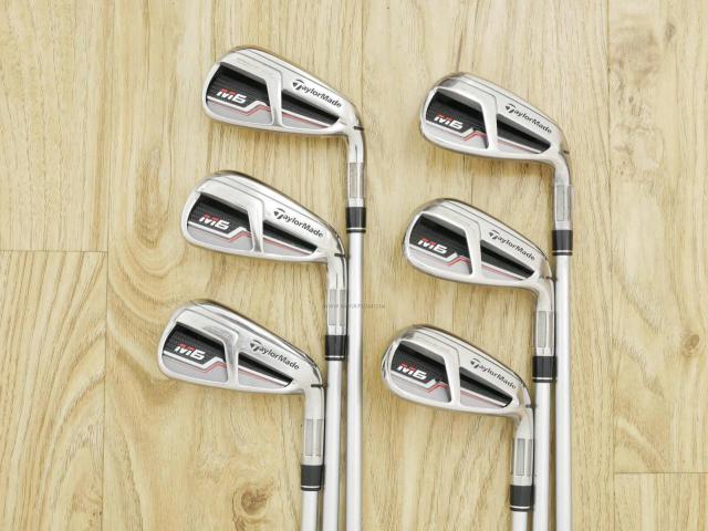 Iron set : Taylormade : ชุดเหล็ก Taylormade M6 (ออกปี 2019 Japan Spec) มีเหล็ก 5-Pw (6 ชิ้น) ก้านกราไฟต์ Mitsubishi FUBUKI TM6 Flex S