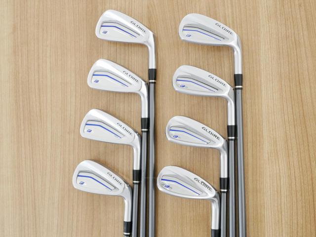 Iron set : Taylormade : ชุดเหล็ก Taylormade Gloire F2 Forged (รุ่นท๊อปสุด Japan Spec. ออกปี 2017) มีเหล็ก 5-Pw,Aw,Sw (8 ชิ้น) ก้านกราไฟต์ Flex S