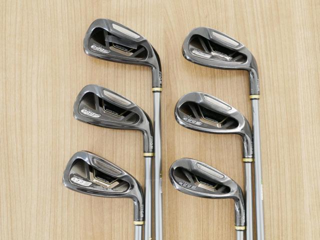 Iron set : PRGR : ชุดเหล็กกระเทย PRGR Super Egg Iron (ปี 2018 ตัวท๊อปสุด หน้าเด้งเกินกฏ ใช้แข่งไม่ได้ ตีไกมลมากๆ) มีเหล็ก 7-Pw,Aw,Sw (6 ชิ้น) ก้านกราไฟต์ Flex R (M-37)