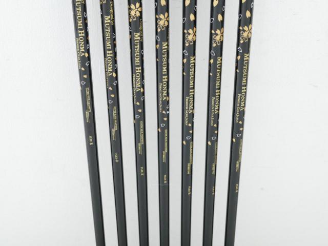 Iron set : Other Brand : ชุดเหล็ก Mutsumi Honma MH608 Maraging (ใบใหญ่ ตีง่าย ไกล) มีเหล็ก 6-Pw,Aw,Sw (7 ชิ้น) ก้านกราไฟต์ Flex R