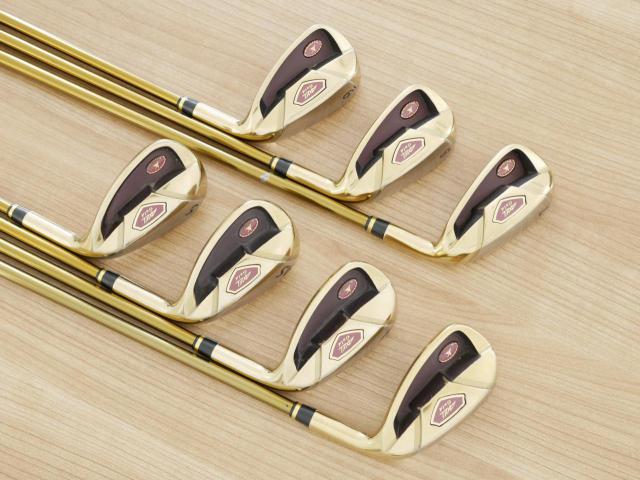 Iron set : Tsuruya : ชุดเหล็ก Tsuruya AXEL Gold Premium II (รุ่นปี 2017 ของใหม่ 6 หมื่นกว่าบาท หน้าเด้งสุดๆ ไกลสุดๆๆ) มีเหล็ก 7-Pw,Aw,As,Sw (7 ชิ้น ครบเซ็ต) ก้านกราไฟต์ Flex R