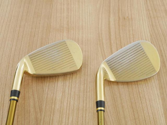 Iron set : Tsuruya : ชุดเหล็ก Tsuruya AXEL Gold Premium II (รุ่นปี 2017 ของใหม่ 6 หมื่นกว่าบาท หน้าเด้งสุดๆ ไกลสุดๆๆ) มีเหล็ก 7-Pw,Aw,As,Sw (7 ชิ้น ครบเซ็ต) ก้านกราไฟต์ Flex R