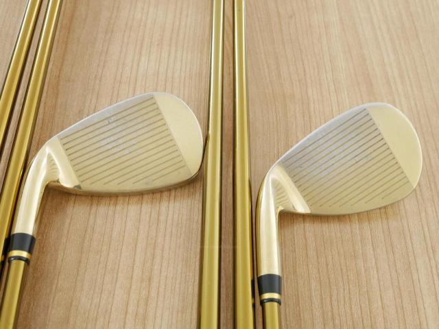 Iron set : Tsuruya : ชุดเหล็ก Tsuruya AXEL Gold Premium II (รุ่นปี 2017 ของใหม่ 6 หมื่นกว่าบาท หน้าเด้งสุดๆ ไกลสุดๆๆ) มีเหล็ก 7-Pw,Aw,As,Sw (7 ชิ้น ครบเซ็ต) ก้านกราไฟต์ Flex R