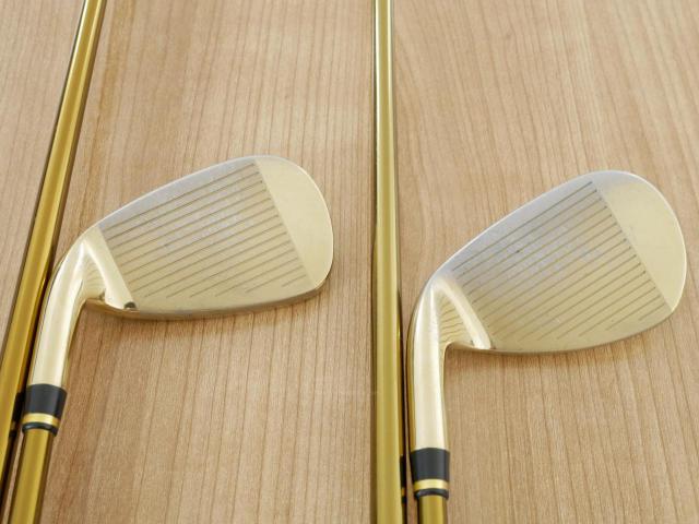 Iron set : Tsuruya : ชุดเหล็ก Tsuruya AXEL Gold Premium II (รุ่นปี 2017 ของใหม่ 6 หมื่นกว่าบาท หน้าเด้งสุดๆ ไกลสุดๆๆ) มีเหล็ก 7-Pw,Aw,As,Sw (7 ชิ้น ครบเซ็ต) ก้านกราไฟต์ Flex R