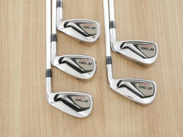 Iron set : Yonex : ชุดเหล็ก Yonex i E-Zone (หน้าเด้ง ตีไกล) มีเหล็ก 6-Pw (5 ชิ้น) ก้านกราไฟต์ Flex R