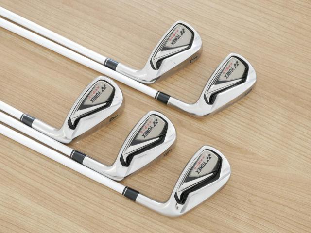 Iron set : Yonex : ชุดเหล็ก Yonex i E-Zone (หน้าเด้ง ตีไกล) มีเหล็ก 6-Pw (5 ชิ้น) ก้านกราไฟต์ Flex R