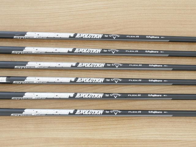 Iron set : Callaway : ชุดเหล็ก Callaway APEX Forged (ปี 2020) มีเหล็ก 5-Pw (6 ชิ้น) ก้านกราไฟต์ Fujikura Speeder Evolution Flex R