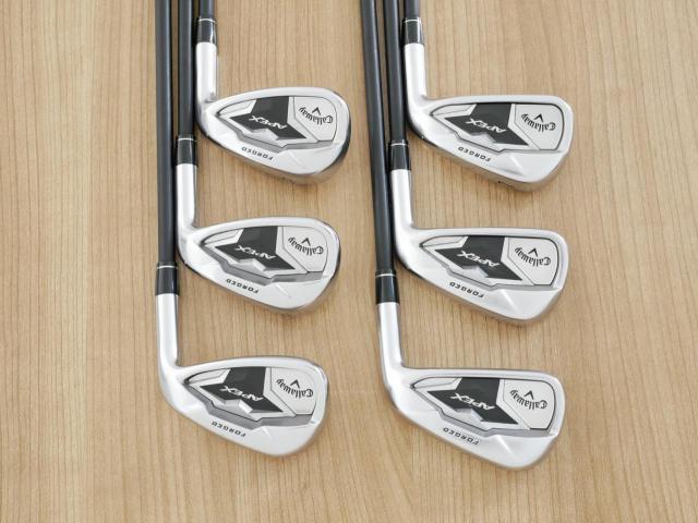 Iron set : Callaway : ชุดเหล็ก Callaway APEX Forged (ปี 2020) มีเหล็ก 5-Pw (6 ชิ้น) ก้านกราไฟต์ Fujikura Speeder Evolution Flex R