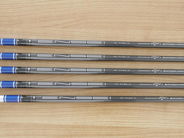 Iron set : Callaway : ชุดเหล็ก Callaway Paradym Ai Smoke Max Fast (ออกปี 2024 ตีง่ายมาก ไกล Japan Spec.) มีเหล็ก 6-Pw (5 ชิ้น) ก้านกราไฟต์ Fujikura TENSEI 40 Flex R