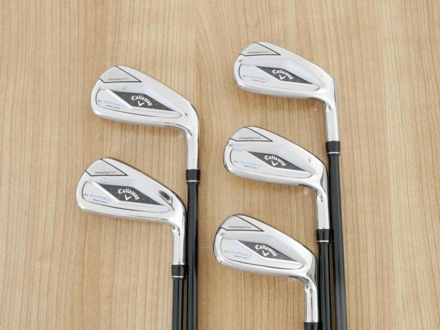 Iron set : Callaway : ชุดเหล็ก Callaway Paradym Ai Smoke Max Fast (ออกปี 2024 ตีง่ายมาก ไกล Japan Spec.) มีเหล็ก 6-Pw (5 ชิ้น) ก้านกราไฟต์ Fujikura TENSEI 40 Flex R