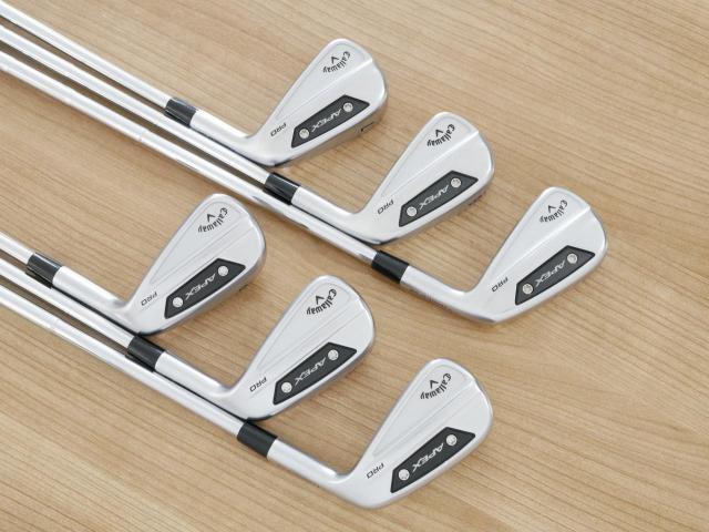 Iron set : Callaway : ชุดเหล็ก Callaway APEX Pro Forged (ออกปี 2024) มีเหล็ก 5-Pw (6 ชิ้น) ก้านเหล็ก Dynamic Gold 115 MID S200