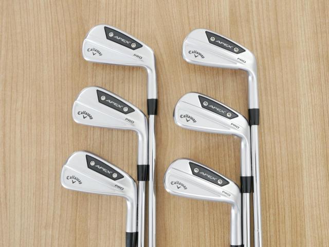Iron set : Callaway : ชุดเหล็ก Callaway APEX Pro Forged (ออกปี 2024) มีเหล็ก 5-Pw (6 ชิ้น) ก้านเหล็ก Dynamic Gold 115 MID S200