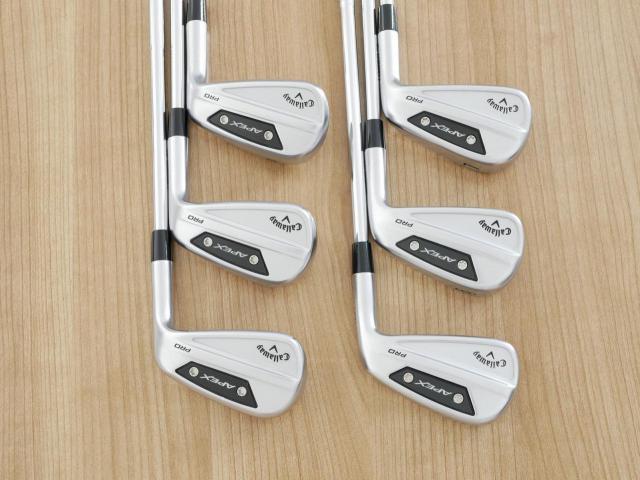 Iron set : Callaway : ชุดเหล็ก Callaway APEX Pro Forged (ออกปี 2024) มีเหล็ก 5-Pw (6 ชิ้น) ก้านเหล็ก Dynamic Gold 115 MID S200