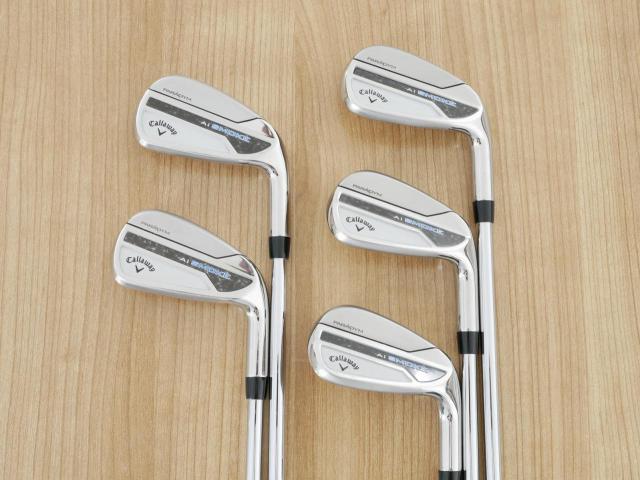 Iron set : Callaway : ชุดเหล็ก Callaway Paradym Ai Smoke (ออกปี 2024 ตีง่ายมาก ไกล Japan Spec.) มีเหล็ก 6-Pw (5 ชิ้น) ก้านเหล็ก NS Pro ZELOS 7 Flex S