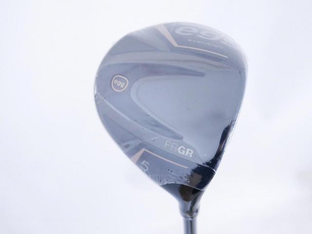 Fairway Wood : PRGR : **ของใหม่ ยังไม่แกะพลาสติก** หัวไม้ 5 PRGR Super EGG Evolution (รุ่นล่าสุด ออกปี 2024 หน้าเด้งเกินกฏ ตีไกลมาก) Loft 19 Flex R (M-37)