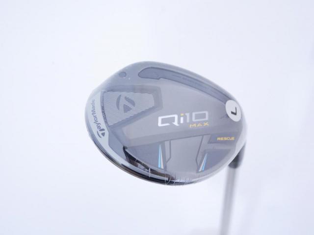 Lady club : All : **ของใหม่ ยังไม่แกะพลาสติก** ไม้กระเทย Taylormade Qi10 MAX Rescue (ออกปี 2024) Loft 27 ก้าน Mitsubishi ELDIO TM40 Flex L