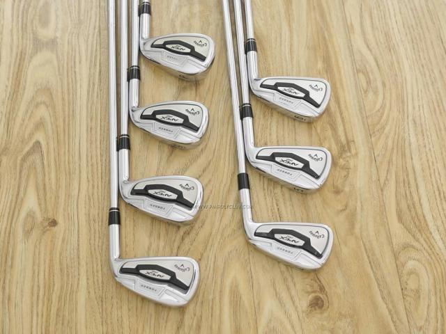 Iron set : Callaway : ชุดเหล็ก Callaway APEX Pro Forged (ออกปี 2016) มีเหล็ก 4-Pw (7 ชิ้น) ก้านเหล็ก NS Pro 950 Flex R