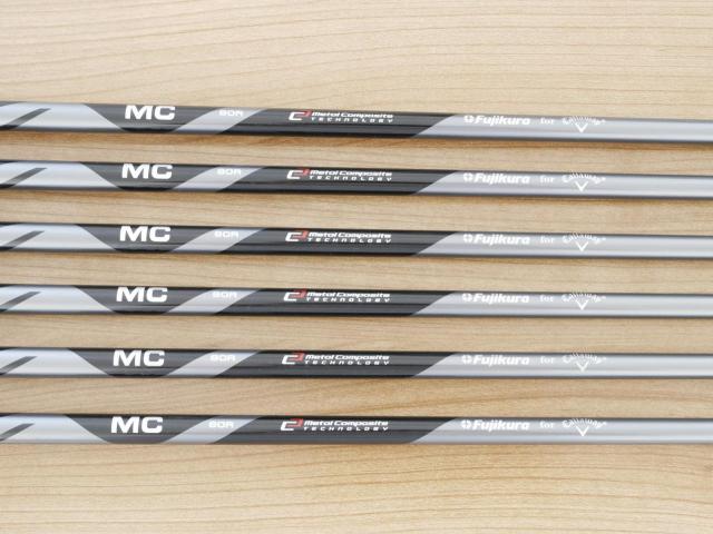 Iron set : Callaway : ชุดเหล็ก Callaway APEX Ai300 Forged (รุ่นล่าสุด ออกปี 2024) มีเหล็ก 6-Pw,Aw (6 ชิ้น) ก้านกราไฟต์ Fujikura MC 80 Flex R