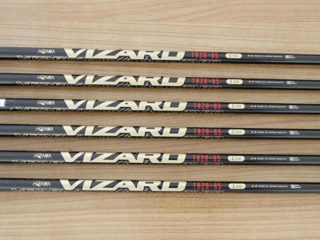 Iron set : Honma : ชุดเหล็ก Honma Tour World TR20P (ออกปี 2020) มีเหล็ก 6-11 (6 ชิ้น) ก้านกราไฟต์ Honma Vizard TR20-65 Flex S
