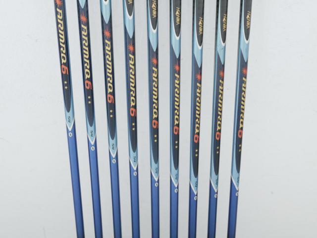 Iron set : Honma : ชุดเหล็ก Honma Beres IS-02 (หน้าเด้ง Forged) มีเหล็ก 5-11,Aw,Sw (9 ชิ้น เทียบเท่า 4-Pw,Aw,Sw) ก้าน ARMRQ 6 (54) Flex R (2 ดาว)