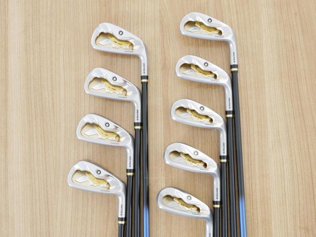 Iron set : Honma : ชุดเหล็ก Honma Beres IS-02 (หน้าเด้ง Forged) มีเหล็ก 5-11,Aw,Sw (9 ชิ้น เทียบเท่า 4-Pw,Aw,Sw) ก้าน ARMRQ 6 (54) Flex R (2 ดาว)