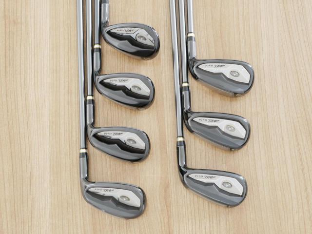 Iron set : Tsuruya : ชุดเหล็ก Tsuruya AXEL Gold Premium V (ออกปี 2023 ของใหม่ 7 หมื่นกว่าบาท หน้าเด้งสุดๆ ไกลสุดๆๆ) มีเหล็ก 7-Pw,Aw,As,Sw (7 ชิ้น ครบเซ็ต) ก้านกราไฟต์ Flex R