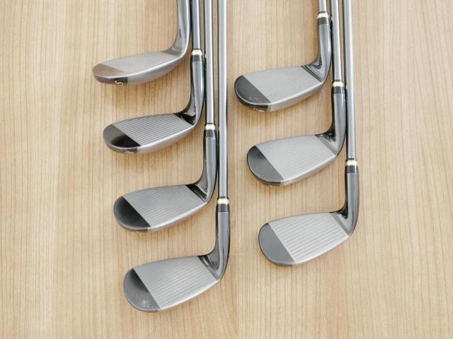 Iron set : Tsuruya : ชุดเหล็ก Tsuruya AXEL Gold Premium V (ออกปี 2023 ของใหม่ 7 หมื่นกว่าบาท หน้าเด้งสุดๆ ไกลสุดๆๆ) มีเหล็ก 7-Pw,Aw,As,Sw (7 ชิ้น ครบเซ็ต) ก้านกราไฟต์ Flex R