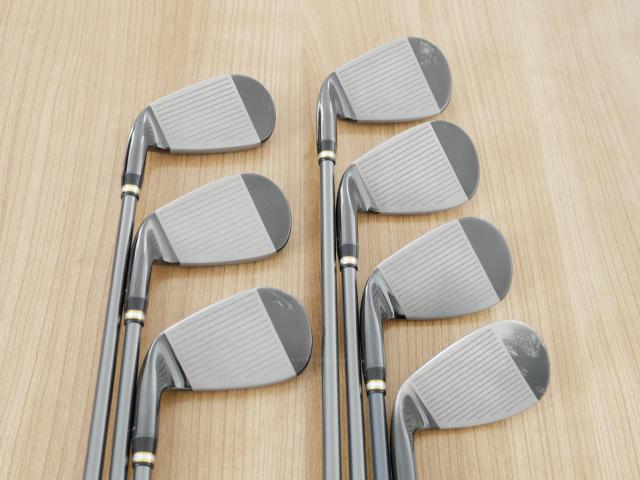 Iron set : Tsuruya : ชุดเหล็ก Tsuruya AXEL Gold Premium V (ออกปี 2023 ของใหม่ 7 หมื่นกว่าบาท หน้าเด้งสุดๆ ไกลสุดๆๆ) มีเหล็ก 7-Pw,Aw,As,Sw (7 ชิ้น ครบเซ็ต) ก้านกราไฟต์ Flex R
