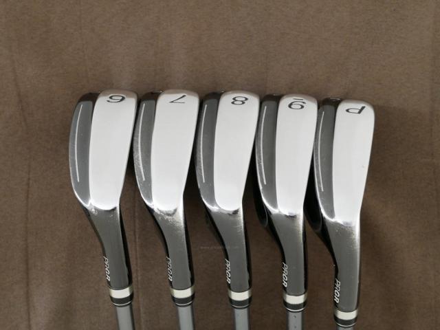 Iron set : PRGR : ชุดเหล็กกระเทย PRGR New Egg Iron (รุ่นปี 2017 ตีง่ายและไกลมาก) มีเหล็ก 6-Pw (5 ชิ้น) ก้านกราไฟต์ Flex R (M-37)