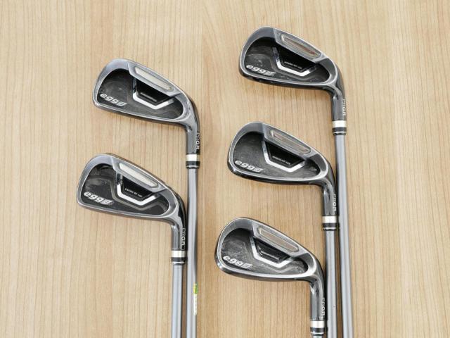 Iron set : PRGR : ชุดเหล็กกระเทย PRGR New Egg Iron (รุ่นปี 2017 ตีง่ายและไกลมาก) มีเหล็ก 6-Pw (5 ชิ้น) ก้านกราไฟต์ Flex R (M-37)