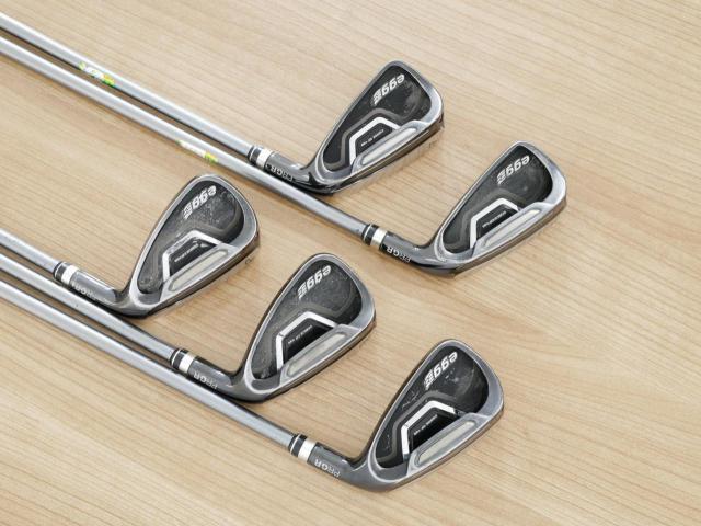 Iron set : PRGR : ชุดเหล็กกระเทย PRGR New Egg Iron (รุ่นปี 2017 ตีง่ายและไกลมาก) มีเหล็ก 6-Pw (5 ชิ้น) ก้านกราไฟต์ Flex R (M-37)