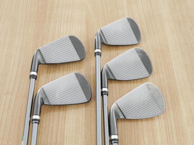 Iron set : PRGR : ชุดเหล็กกระเทย PRGR New Egg Iron (รุ่นปี 2017 ตีง่ายและไกลมาก) มีเหล็ก 6-Pw (5 ชิ้น) ก้านกราไฟต์ Flex R (M-37)