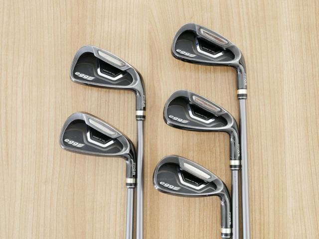 Iron set : PRGR : ชุดเหล็กกระเทย PRGR New Egg Iron (รุ่นปี 2017 ตีง่ายและไกลมาก) มีเหล็ก 7-Pw,Aw (5 ชิ้น) ก้านกราไฟต์ Flex SR (M-40)