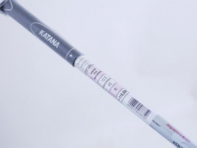 Driver : Katana : **ของใหม่ ยังไม่แกพลาสติก** ไดรเวอร์ Katana NINJA Hi Plus 485cc Non-Conform (รุ่นปี 2021 หน้าเด้งที่สุด มี Offset กันลูกบานออกขวา) Loft 10.5 ก้าน Fujikura Speeder 378 Evolution Flex R
