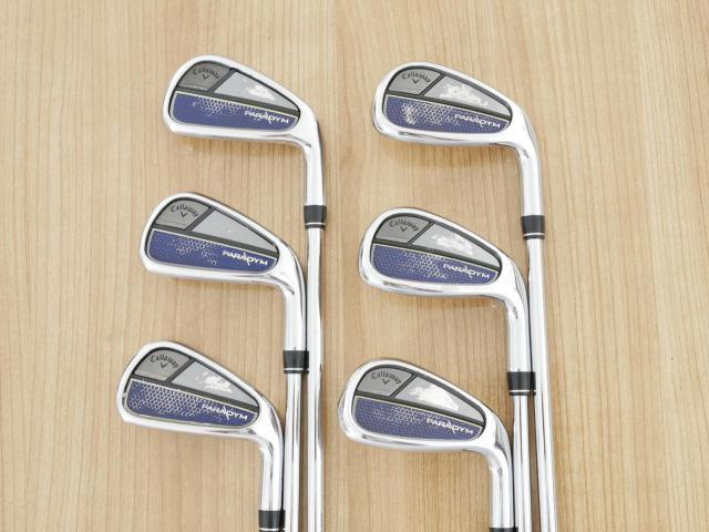 Iron set : Callaway : ชุดเหล็ก Callaway Paradym (ออกปี 2023 Japan Spec.) มีเหล็ก 5-Pw (6 ชิ้น) ก้านเหล็ก NS Pro ZELOS 7 Flex S